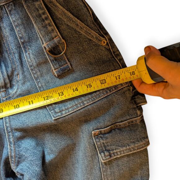 Social Tourist Flare Jeans Cargo Size 1 EUC - Picture 7 of 9